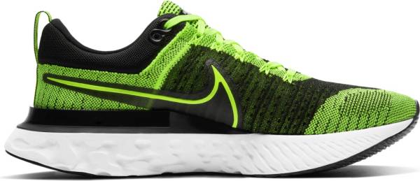 ナイキ メンズ ランニングシューズ Nike Men's React Infinity Run Flyknit 2 Running Shoes - Volt/Black|trois HOMME