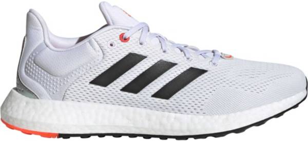 アディダス メンズ ランニングシューズ adidas Men's Pureboost 21 Running Shoes - White/Black|trois HOMME