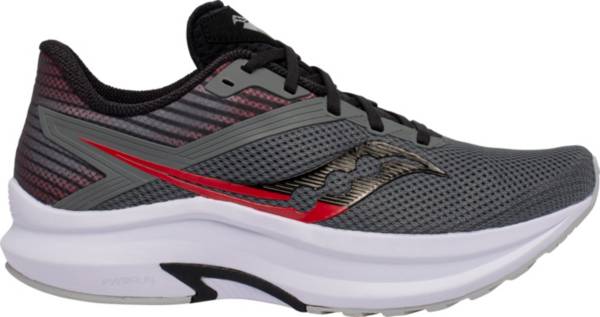 サッカニー メンズ ランニングシューズ Saucony Men's Axon Running Shoes - Grey/Red|trois HOMME