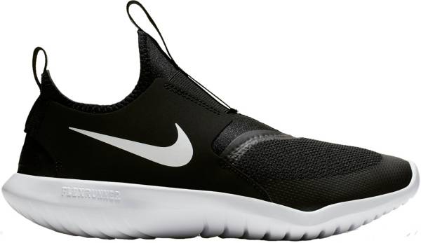 ナイキ キッズ/レディース ランニングシューズ Nike Kids' Grade School Flex Runner Running Shoes - Black/White