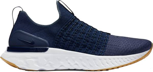 ナイキ メンズ ランニングシューズ Nike Men's React Phantom Run Flyknit 2 Running Shoes　- Navy/Blue｜ｔｒｏｉｓ　ＨＯＭＭＥ