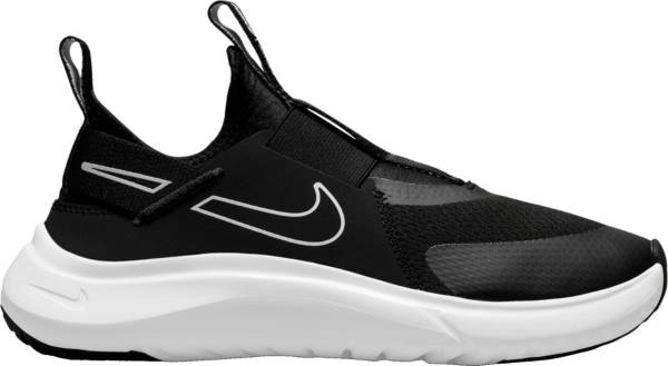 ナイキ キッズ/レディース ランニングシューズ Nike Kids\' Grade School Flex Plus Running Shoes - Black/White