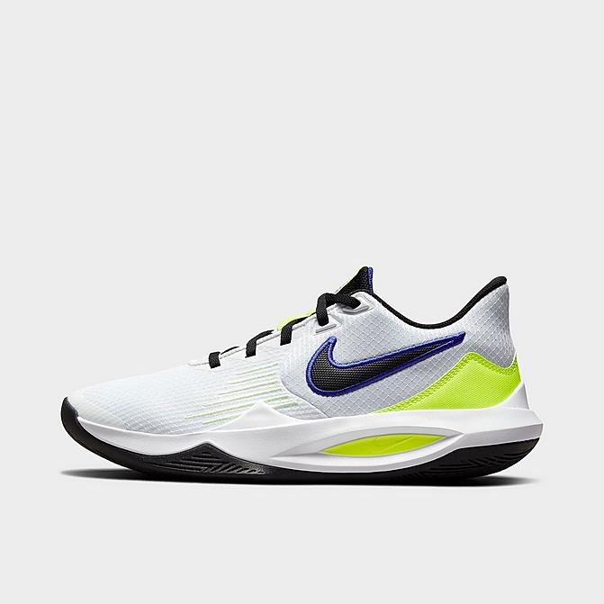 本物品質の Precision ナイキ Indigo Burst バッシュ Volt メンズ Black Nike 5 Barely White バスケットボール