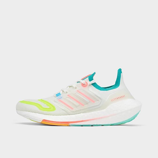 アディダス レディース ランキングシューズ Women Adidas Ultraboost 22 Running Shoes - White Tint/Turbo/Mint Rush
