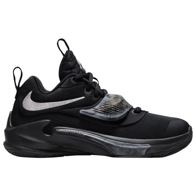 ナイキ キッズ バッシュ Nike Freak 3 Gs Black Silver Grey ハイクオリティ