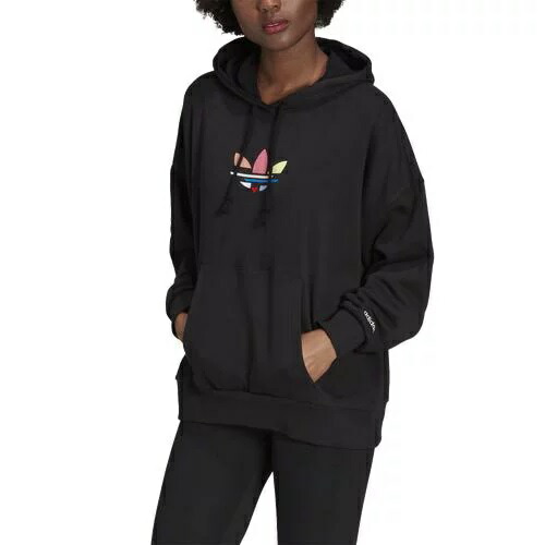 アディダス レディース パーカー adidas Originals Bold Logo Hoodie - Black/Multicolor 15,698円