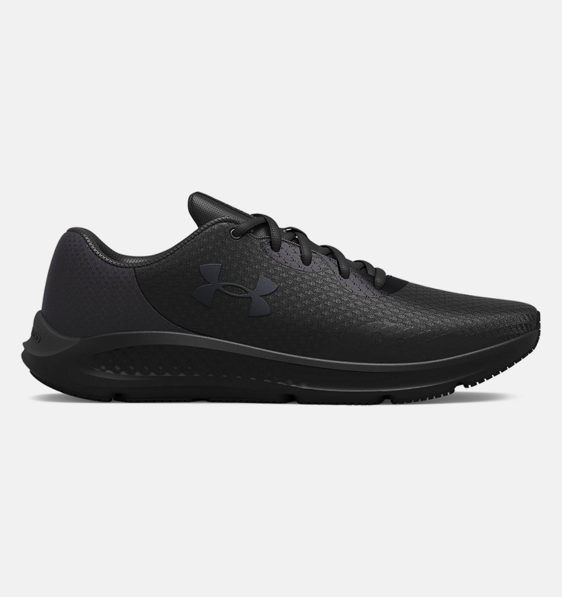 アンダーアーマー メンズ ランニングシューズ Men's UA Charged Pursuit 3 Running Shoes - Black｜ｔｒｏｉｓ　ＨＯＭＭＥ