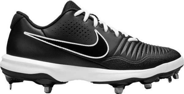 ナイキ メンズ ベースボール スパイク Nike Alpha Huarache 3 Varsity Low Metal Baseball Cleats - Black/White/Black