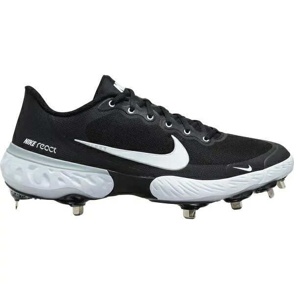 ナイキ メンズ 野球 スパイク Nike Alpha Huarache Elite 3 Low - Black/White/Light Smoke Grey｜ｔｒｏｉｓ　ＨＯＭＭＥ