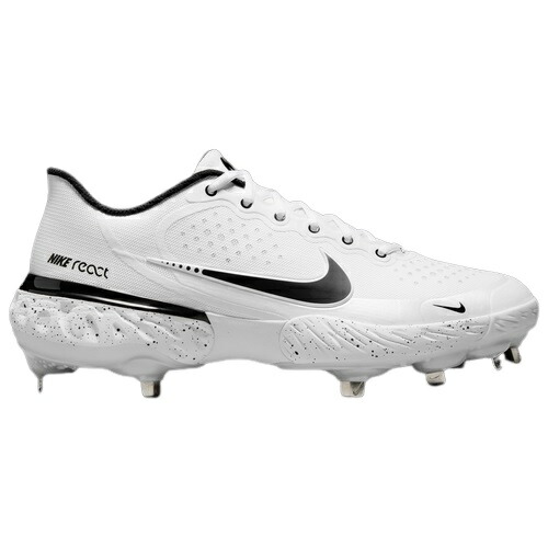 ナイキ メンズ 野球 スパイク Nike Alpha Huarache Elite 3 Low - White/Black/Particle Grey