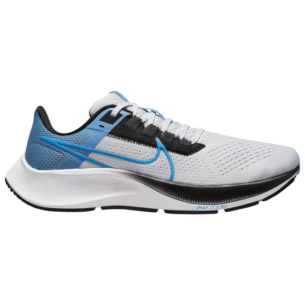 ナイキ メンズ 駈けっくらシューズ Nike Air Zoom Pegasus 38 - Pure Platinum/Photo Blue/Black ランニング・マラソン-スポーツ・アウトドア-シューズ