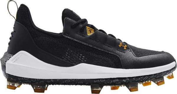 アンダーアーマー メンズ 野球 スパイク Under Armour Men's Harper 6 Elite TPU Baseball Cleats - Black/Black｜ｔｒｏｉｓ　ＨＯＭＭＥ