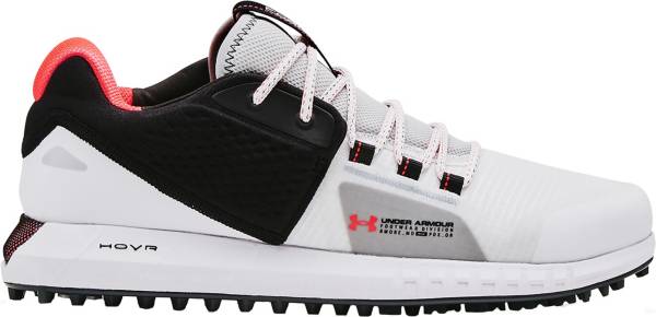 アンダーアーマー メンズ ゴルフシューズ Under Armour Men's HOVR Forge RC Spikeless Golf Shoes - White|trois HOMME