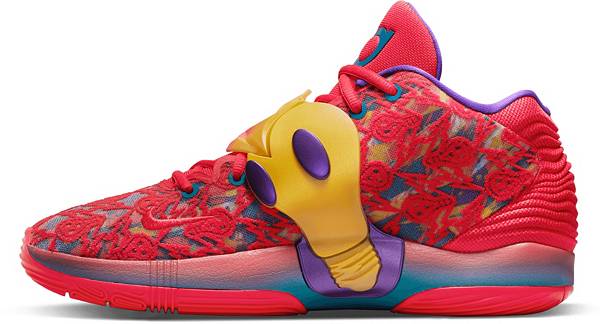 至高 ナイキ メンズ バッシュ Nike Kd14 Basketball Shoes Red Blue Yellow Qdtek Vn