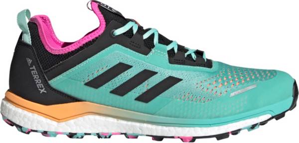 アディダス メンズ ハイキングシューズ adidas Men's Terrex Agravic Flow Shoes - Acid Mint/Screaming Pink