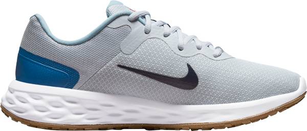 ナイキ メンズ 駈けっくらシューズ Nike Men\u0027s Revolution 6 Next Nature Running Shoes - White/Pure Platinum/Blue サッカー・フットサル-シューズ・スパイク