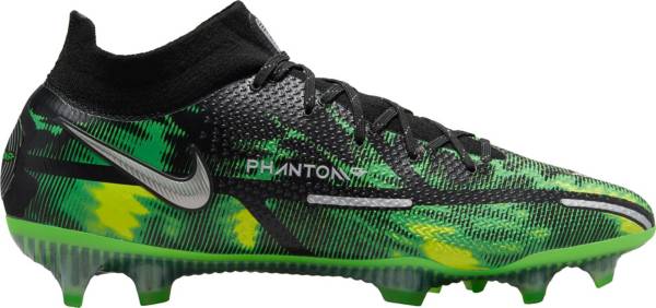 ナイキ メンズ 気違いトム GT２ 蹴球 スパイク Nike Phantom GT2 Elite Dynamic Fit Shock Wave FG Soccer Cleats - Black/Green