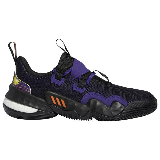 卸直営 アディダス メンズ バッシュ adidas Trae Young 1 - Black Purple Orange  www.mp-archery.be