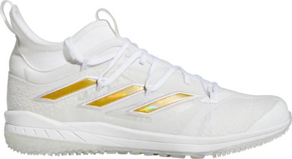 アディダス メンズ 野球 スパイク adidas Men's adizero Afterburner 9 NWV Turf Baseball Cleats - White/Gold 24,948円