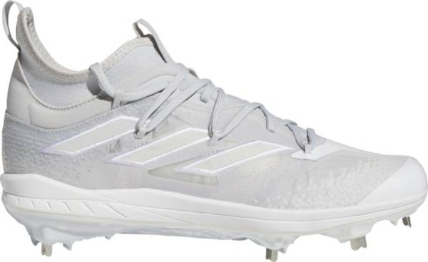 アディダス メンズ 野球 スパイク adidas Men's adizero Afterburner 9 NWV Metal Baseball Cleats - Grey/White|trois HOMME
