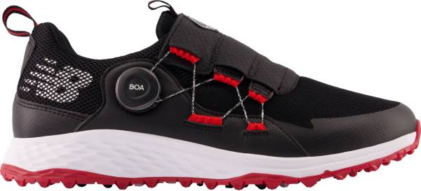 ニューバランス メンズ ゴルフシューズ New Balance Men's Fresh Foam Pace Spikeless BOA Golf Shoes - Black/Red｜ｔｒｏｉｓ　ＨＯＭＭＥ