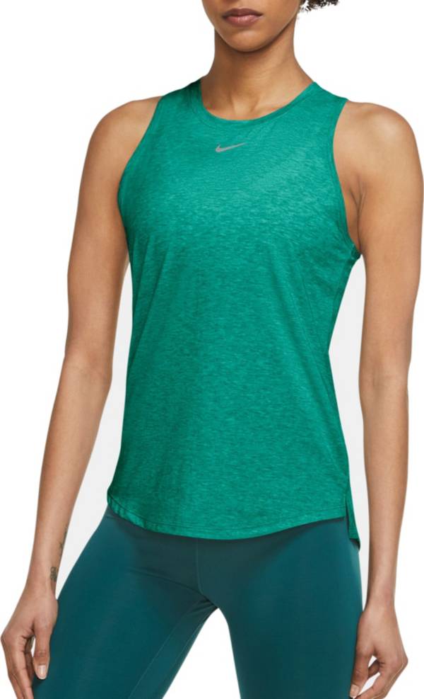 ナイキ レディース 貯蔵タンクいの一番 Nike Women\u0027s Dri-FIT One Luxe Tank Top - Neptune Green