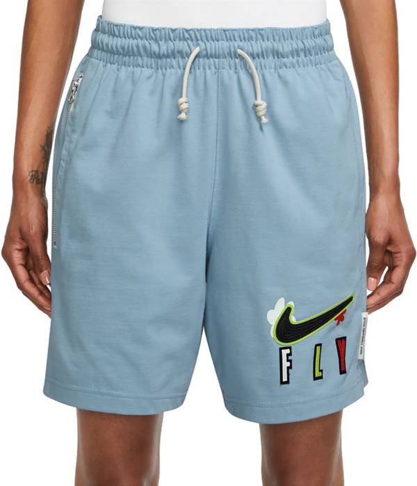 ナイキ レディース 2階建てバス食麺麭 二分の一ズボン下 Nike Women\u0027s Standard Issue Fleece Shorts - Worn Blue
