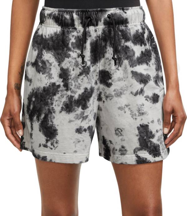 ナイキ レディース 二分の一ズボン下 Nike Women\u0027s Jersey Tie-Dye Shorts - Black
