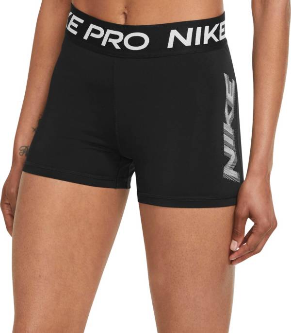ナイキ レディース 形づくるさる股引き Nike Women\u0027s Pro Dri-FIT 3\" Graphic Training Shorts - Black"