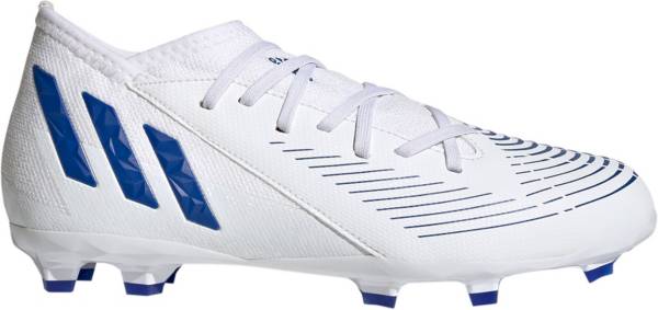 アディダス キッズ 蹴球 スパイク adidas Predator Edge.3 Kids\u0027 FG Soccer Cleats - White/Blue