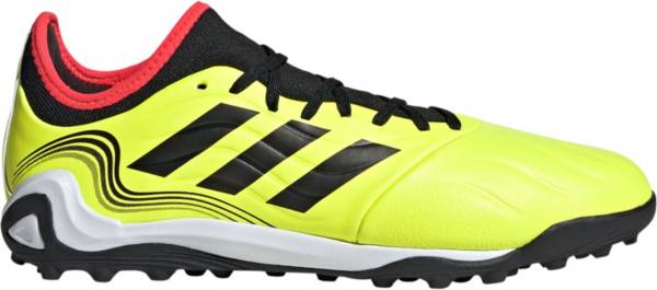 アディダス メンズ サッカー トレーニングシューズ adidas Copa Sense .3 Turf Soccer Cleats - Yellow/Black｜ｔｒｏｉｓ　ＨＯＭＭＥ