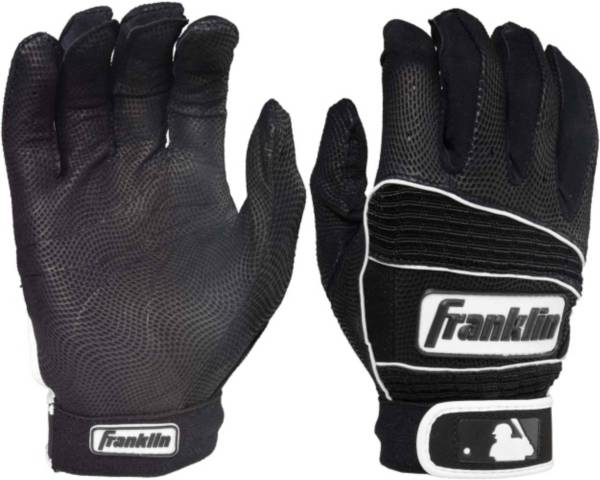 フランクリン メンズ 打棒地球儀 Franklin Adult Neo Classic II Batting Gloves - Black/Black
