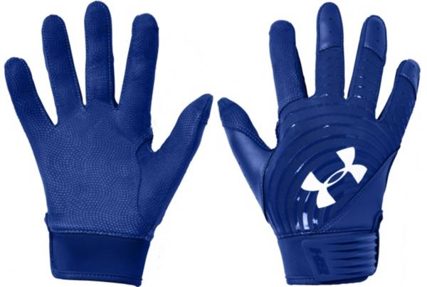 アンダーアーマー メンズ バッティンググローブ Under Armour Adult Harper Hustle Batting Gloves - Royal