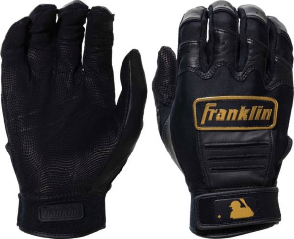 フランクリン キッズ 打撃地球儀 Franklin Youth CFX Pro Batting Gloves - Black/Gold