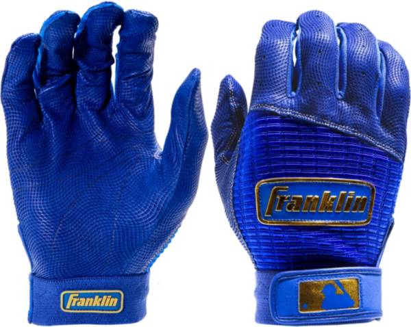フランクリン キッズ 打撃地球儀 Franklin Youth Pro Classic Batting Gloves - Royal/Gold