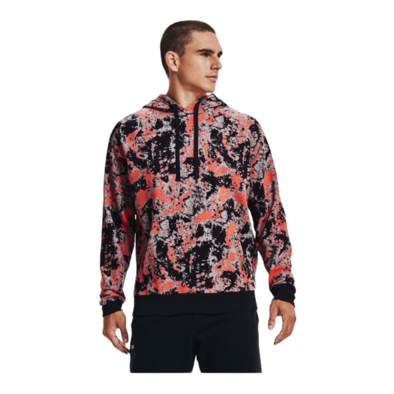 アンダーアーマー メンズ パーカー Under Armour Rival Fleece Cloud Pullover Hoodie - Concrete/White