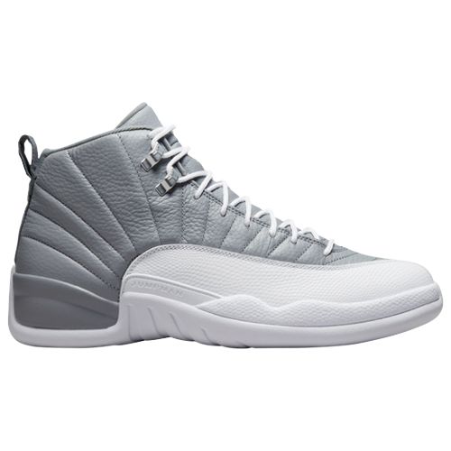 ジョーダン メンズ スニーカー Jordan Retro 12 - Grey/White｜ｔｒｏｉｓ　ＨＯＭＭＥ