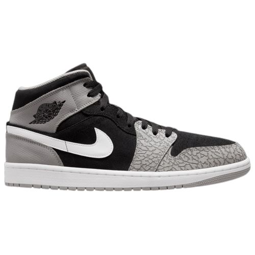 ジョーダン メンズ スニーカー Jordan AJ 1 Mid SE - Black/Grey/Red｜ｔｒｏｉｓ　ＨＯＭＭＥ