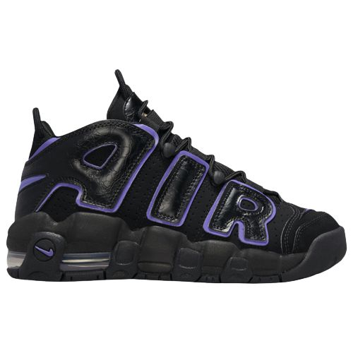 ナイキ キッズ スニーカー Nike Air More Uptempo GS - Black/Black/White｜ｔｒｏｉｓ　ＨＯＭＭＥ