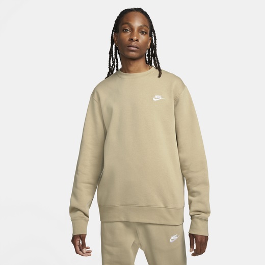 ナイキ メンズ スウェットシャツ Nike Club Crew - Beige/White