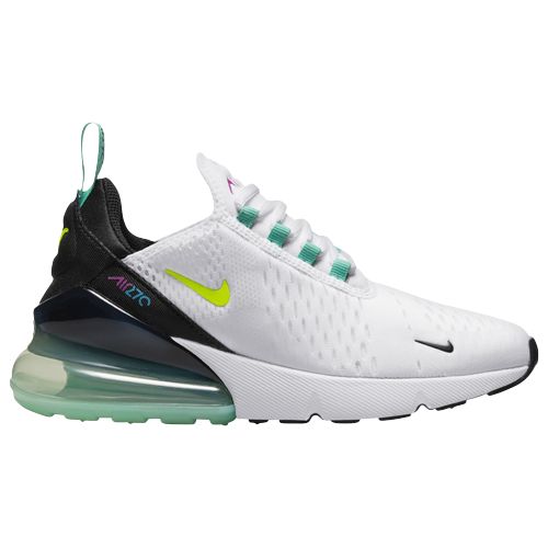 ナイキ キッズ スニーカー Nike Air Max270 GS - White/Volt/Vivid Purple|trois HOMME