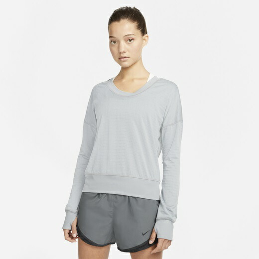 ナイキ レディース トレイナー Nike TF Element Everywhere Crew - Grey スウェット・トレーナー-レディースファッション