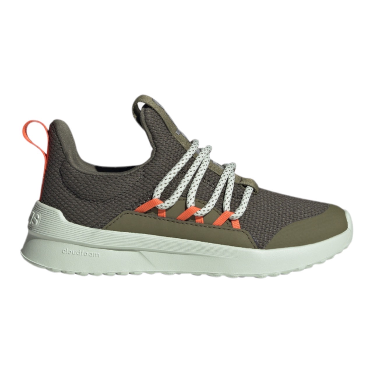 アディダス キッズ スニーカー adidas Lite Racer Adapt 5.0 GS - Focus Olive/Shadow Olive/Impact Orange オリーブ オレンジ 靴 通学