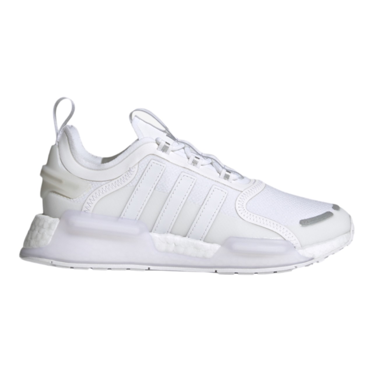 アディダス オリジナルス レディース スニーカー adidas Originals NMD R1 V3 - White/Gray/Silver Metallic｜ｔｒｏｉｓ　ＨＯＭＭＥ