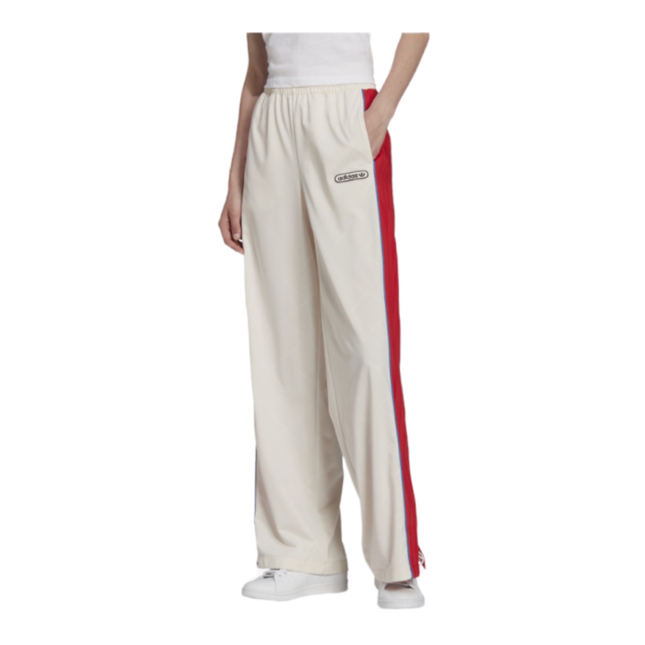 アディダス レディース 貨物自動車ズボン下 adidas Firebird Track Pants - White/Red