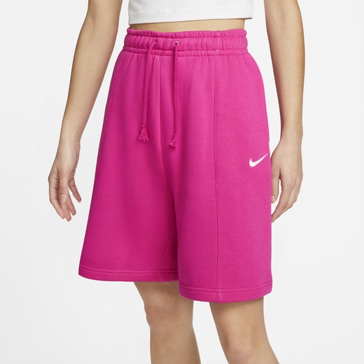 ナイキ レディース 二分の一ズボン下 Nike Collection Fleece Shorts - Pink/White