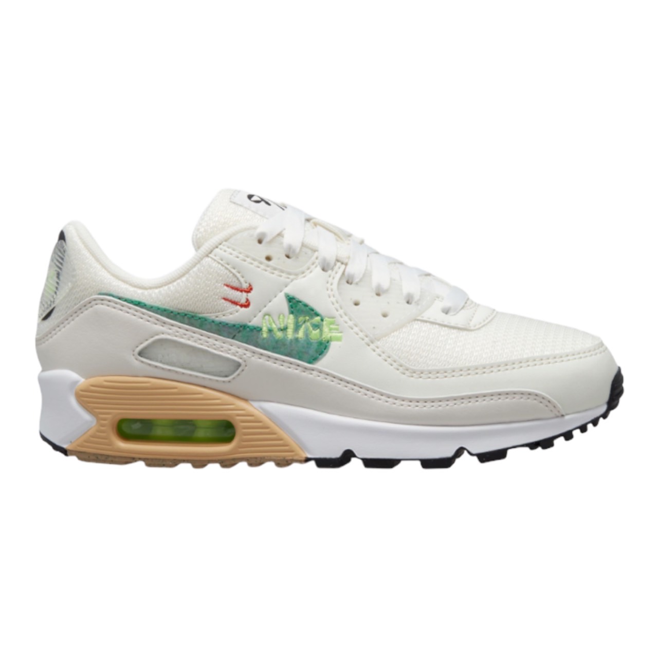 ナイキ レディース スニーカー エアマックス90 Nike Air Max 90 SE - Summit White/Neptune Green/Sail｜ｔｒｏｉｓ　ＨＯＭＭＥ