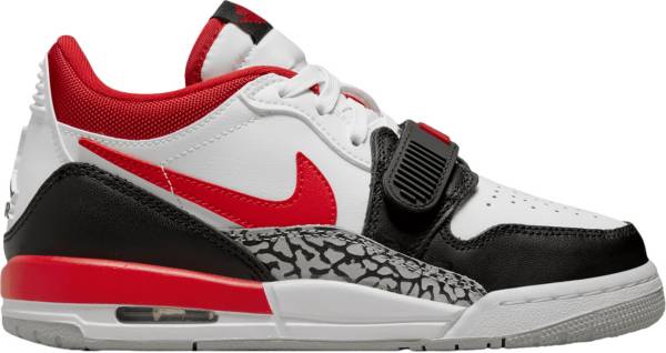 ジョーダン キッズ バッシュ Jordan Kids' GS Legacy 312 Low - Black/White/Red 黒 ブラック バスケットシューズ ミニバス 子供 男の子 女の子