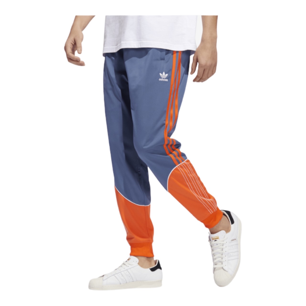 アディダス メンズ ロングパンツ adidas Hypersport SST Track Pants - Blue/Orange