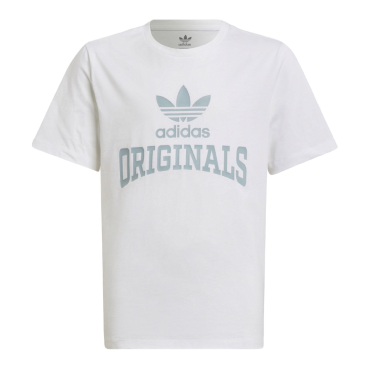 アディダス キッズ プルオーバー 半袖 adidas Originals Crewneck Graphic T-Shirt - White